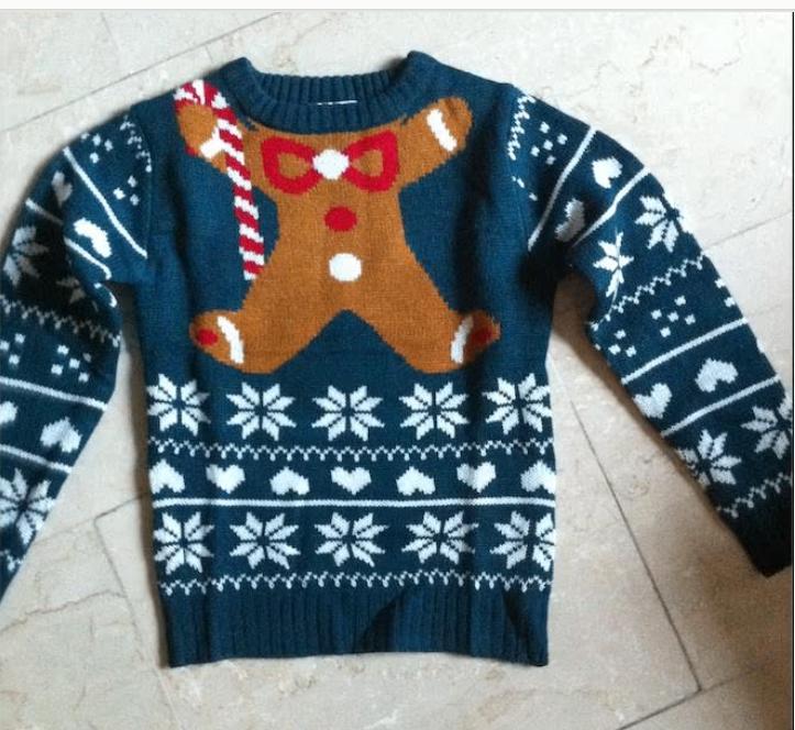 Kerst truitje jongens groen mt 122, Ophalen of Verzenden, Zo goed als nieuw, Jongen, Trui of Vest