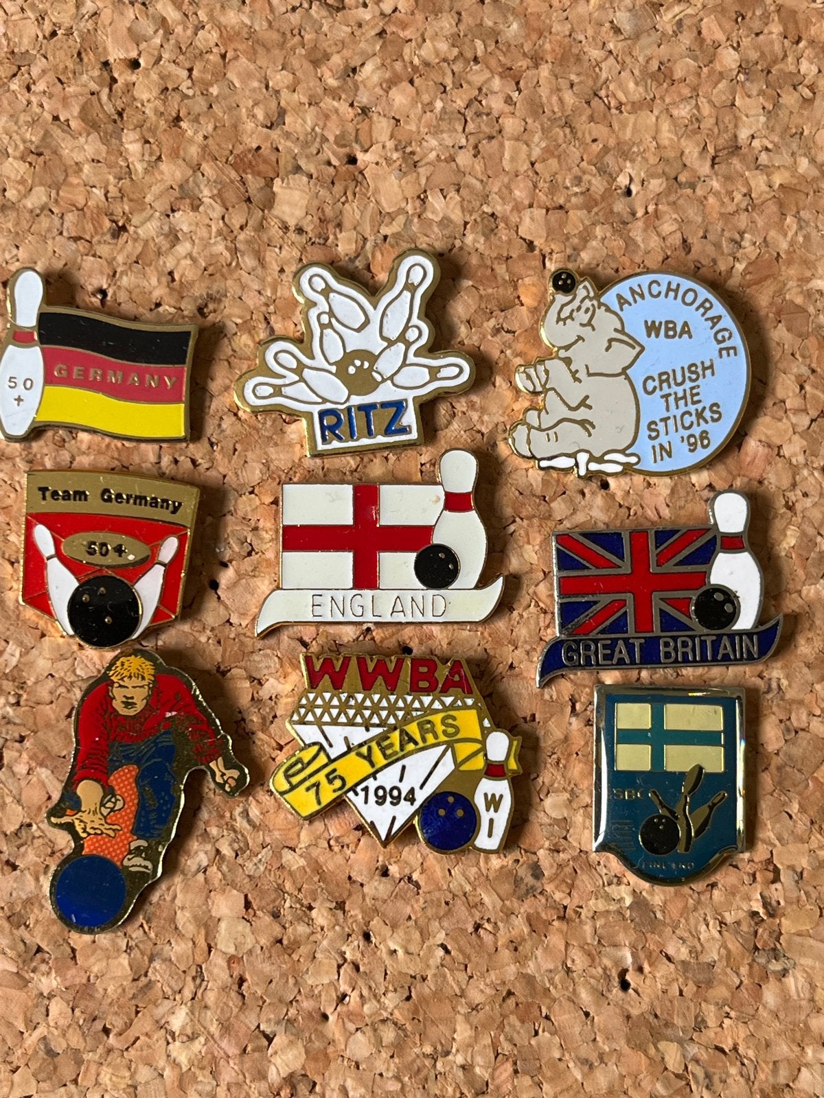 Verzameling Bowling Pins en Speldjes - Diverse Landen, Gebruikt, Ophalen of Verzenden, Speldje of Pin, Nvt