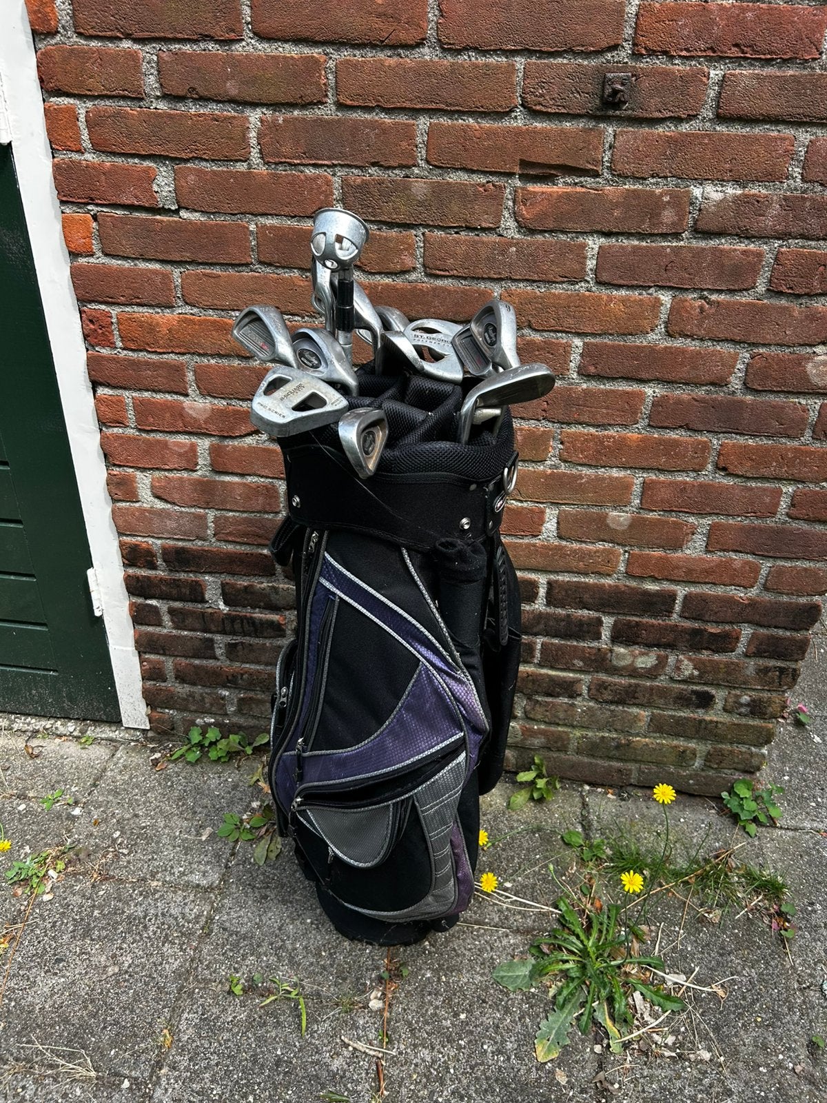 Golfset met golftas & trolley, Ophalen, Zo goed als nieuw, Set