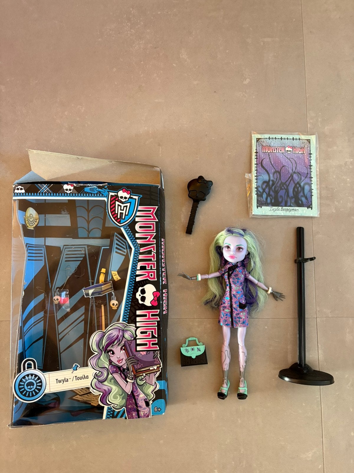 Monster high Twyla G1 new scaremester, Ophalen of Verzenden, Zo goed als nieuw