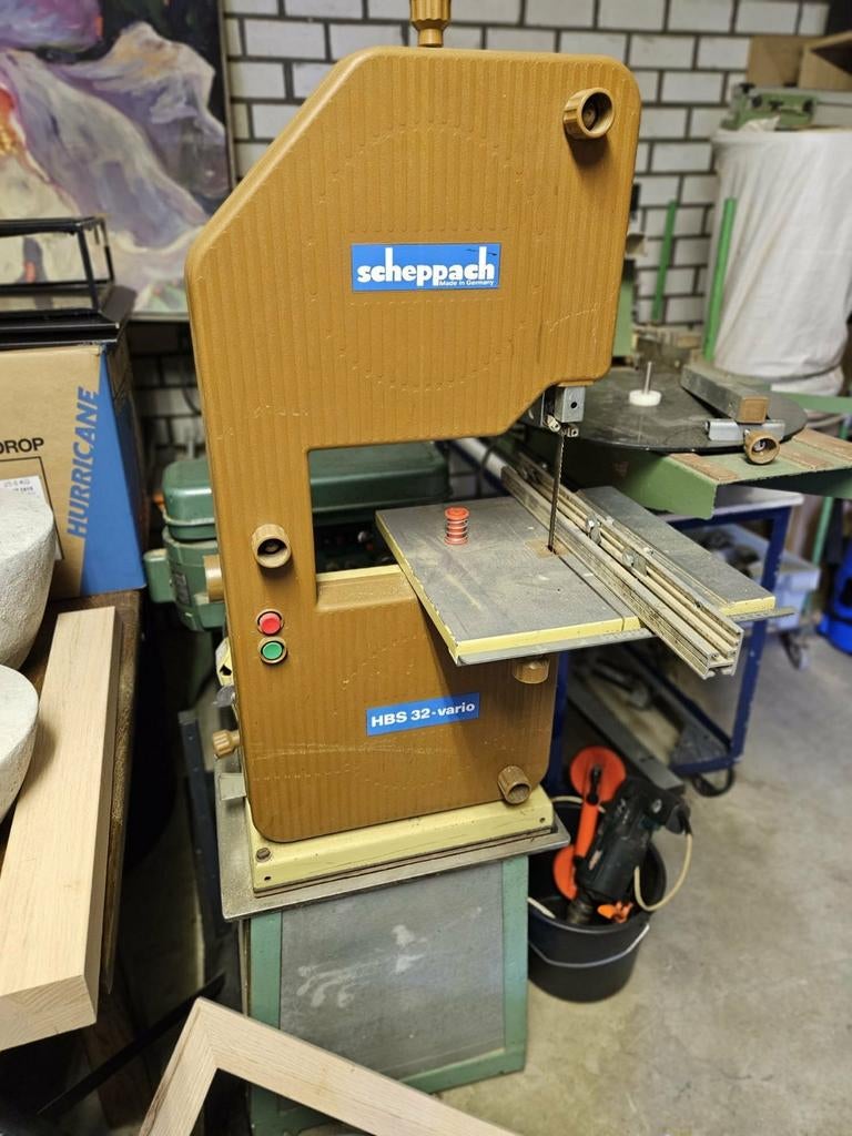 Scheppach lintzaag hobby houtbewerking, Ophalen, 70 mm of meer, Zo goed als nieuw, Lintzaag