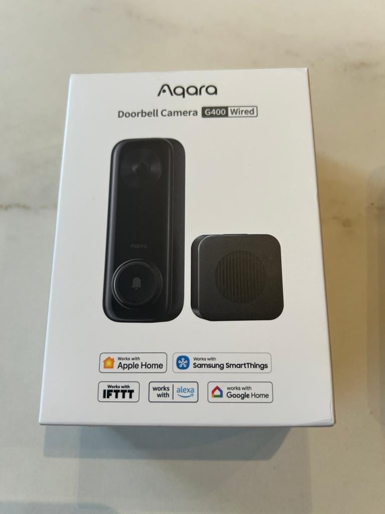 Aqara Doorbell Camera G400 Wired - Slimme Deurbel, Huis en Inrichting, Deurbellen, Ophalen of Verzenden, Bewegingsdetectiesensor
