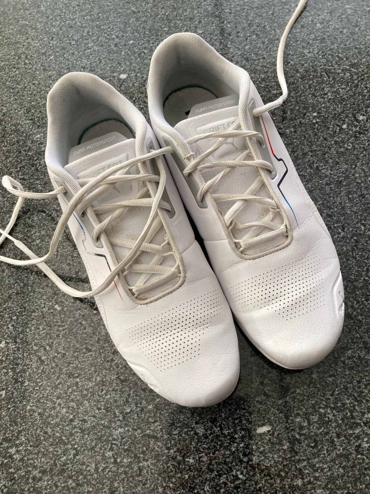 Puma BMW Sprint Cat Sneakers - Maat 44, Kleding | Heren, Ophalen of Verzenden, Gedragen, Wit, Sneakers of Gympen