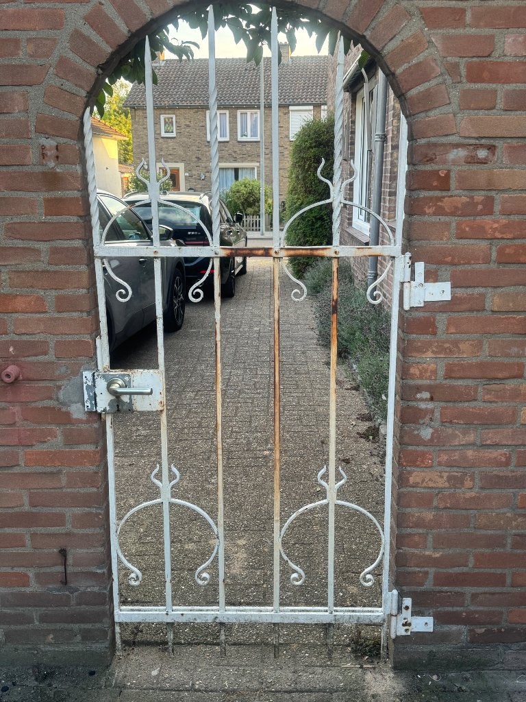 Gietijzeren poortje, Ophalen, Met poort, Gebruikt, Sierhekwerk