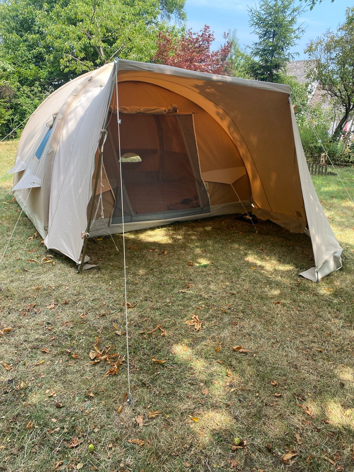 Karsten 300x300 tent in zandkleur, Ophalen of Verzenden, Gebruikt, Tot en met 4