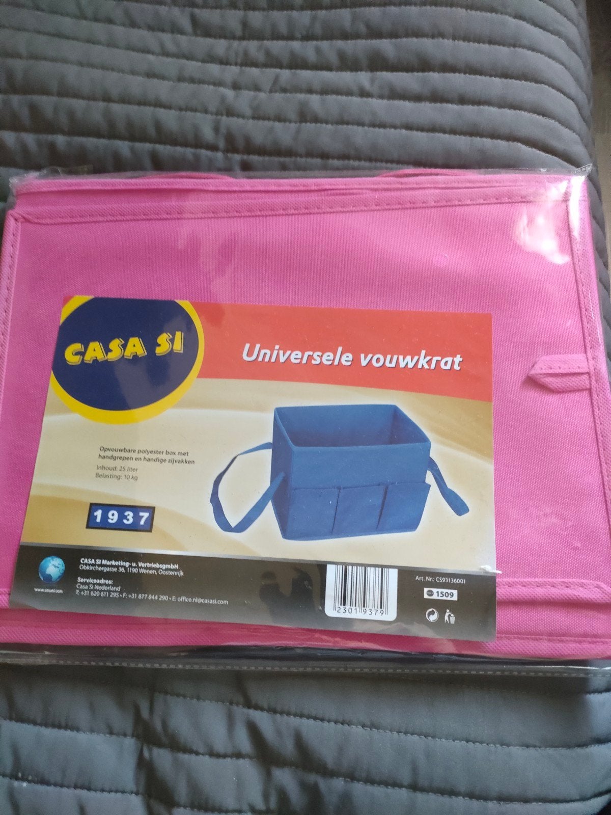 CASA SI Universele Opvouwbare Vouwkrat - Roze, Opvouwbaar, Minder dan 50 cm, Ophalen of Verzenden, Minder dan 40 cm