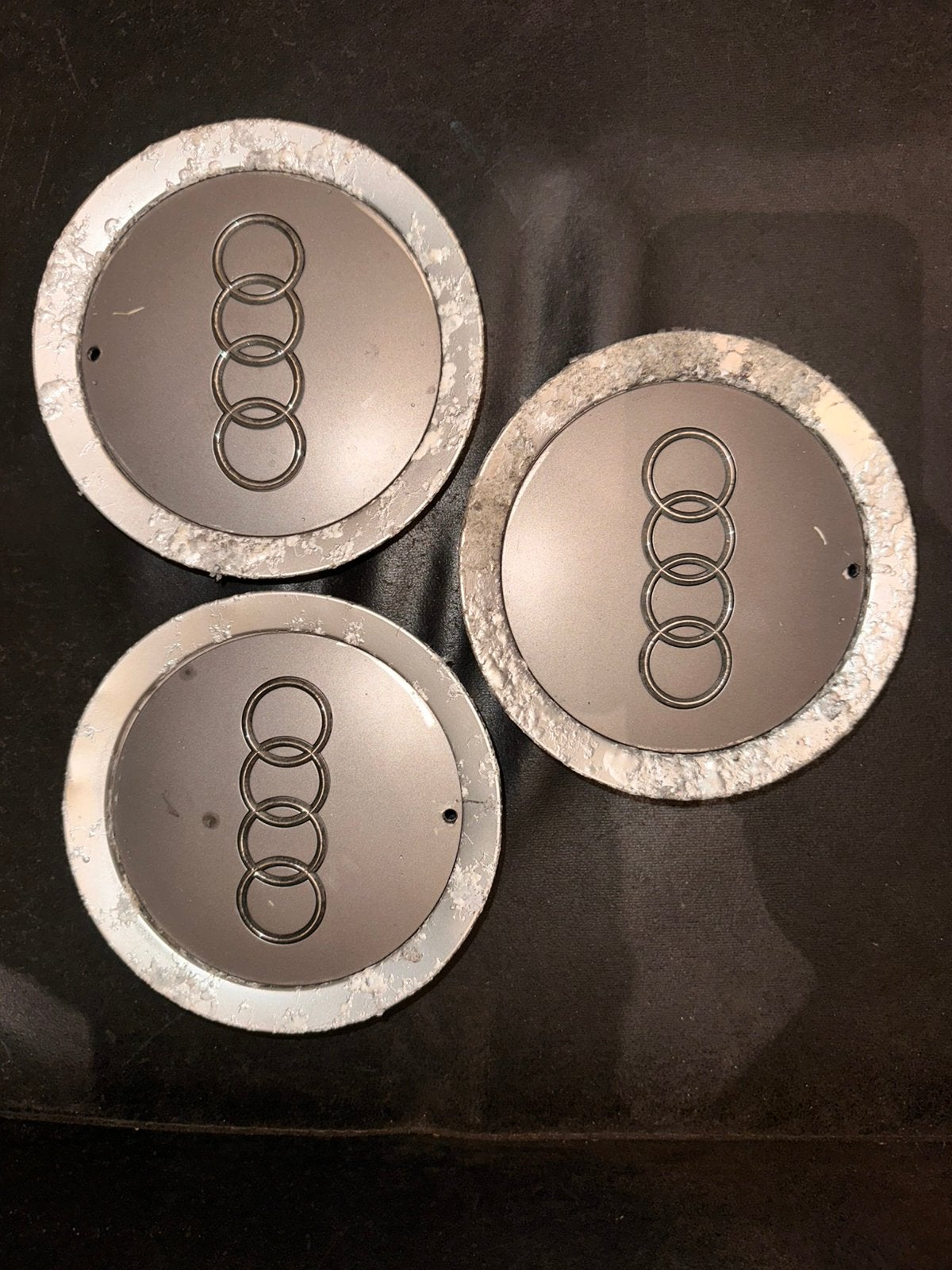 3x originele OEM Audi S8 naafkappen!, Auto diversen, Wieldoppen, Ophalen, Zo goed als nieuw