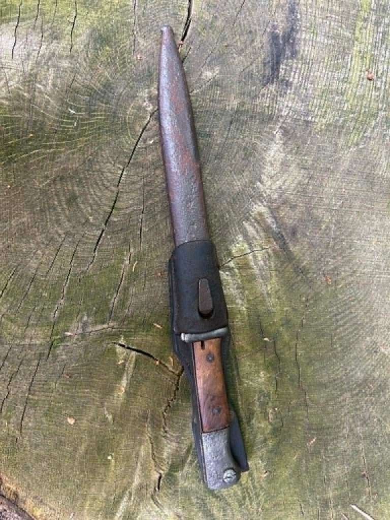 Duitse bajonet WO2, Verzamelen, Militaria | Tweede Wereldoorlog, Ophalen of Verzenden, Duitsland, Mes of Dolk