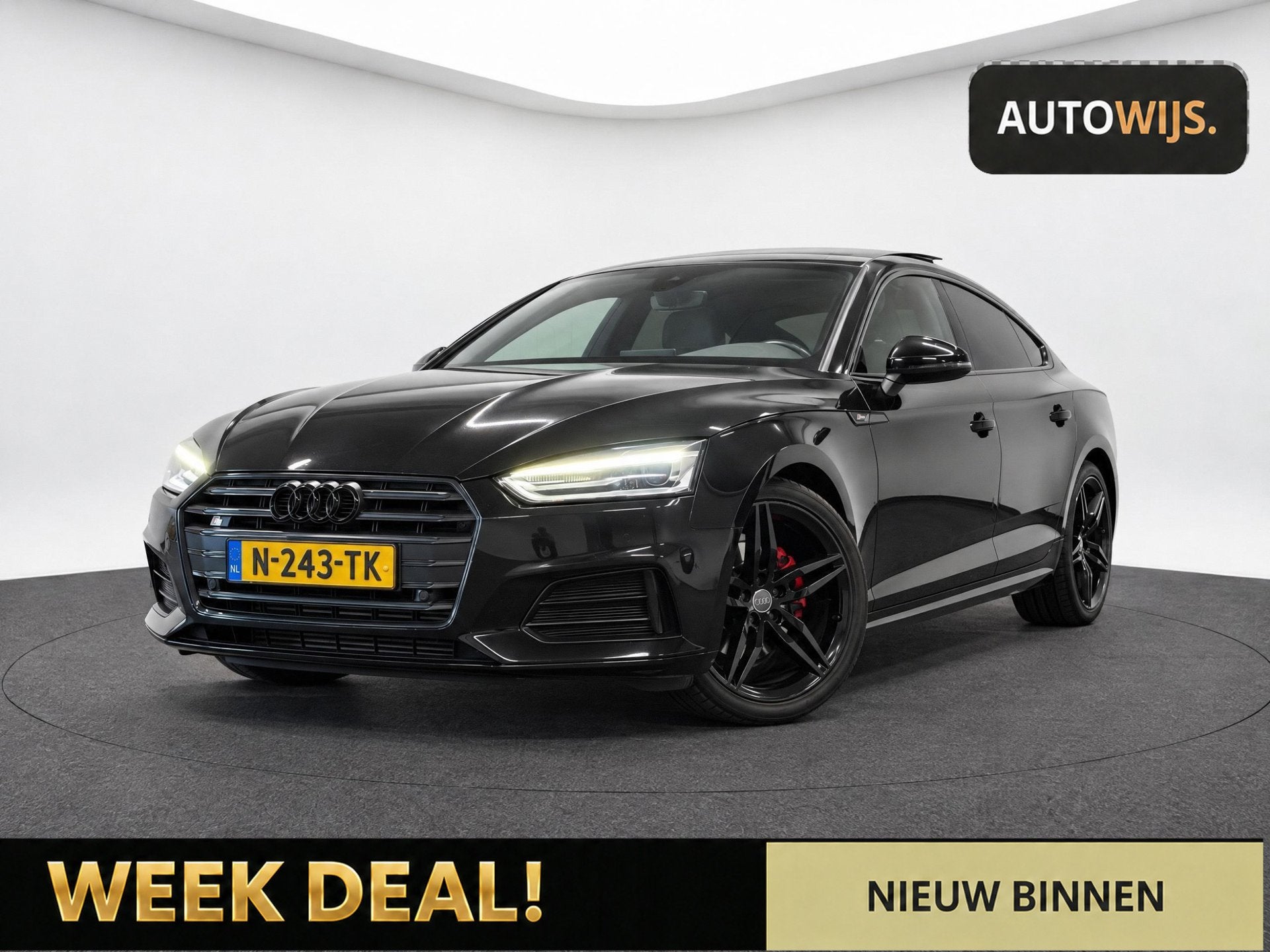 Audi A5 Sportback 2.0 TFSI Launch Edition|2x S-LINE|PANO|LED, Auto's, Dealer onderhouden, Gebruikt, 1984 cc, 1435 kg