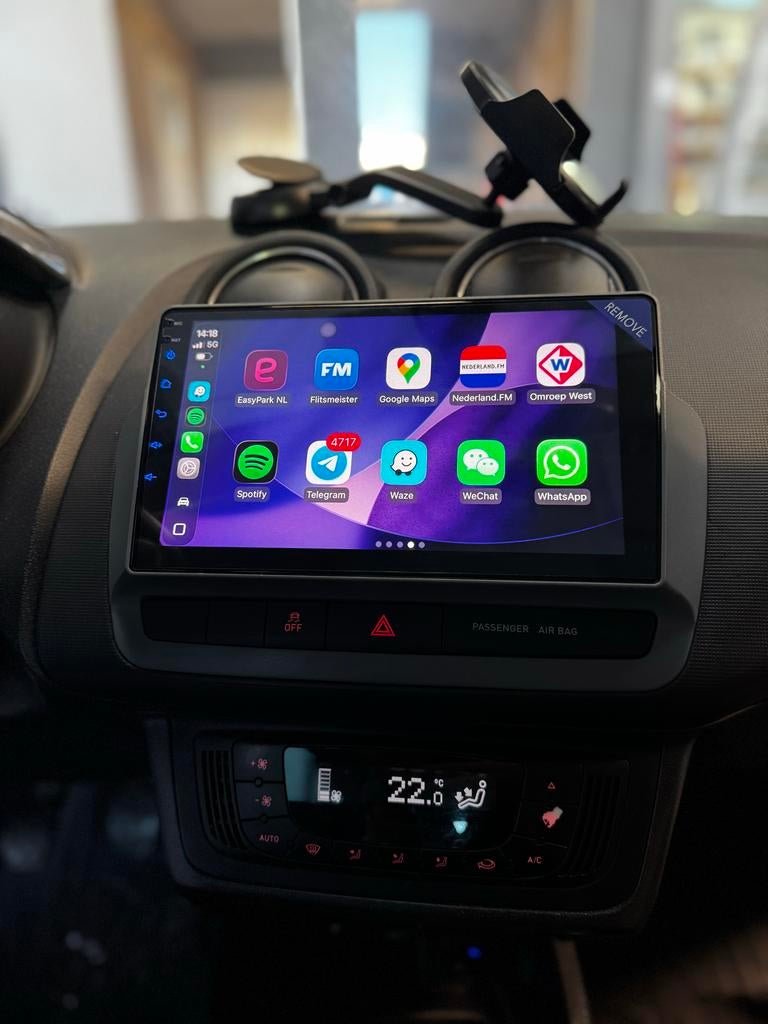 Seat Ibiza CarPlay 2GB RAM 32GB ROM met installatie, Ophalen of Verzenden, Nieuw