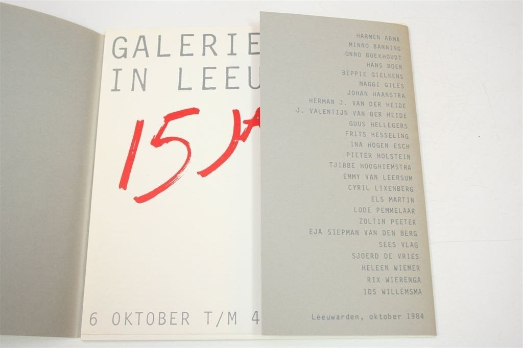 Galerie Eewal Leeuwarden — 15 Jaar Kunst 1969-1984, Ophalen of Verzenden, Gelezen