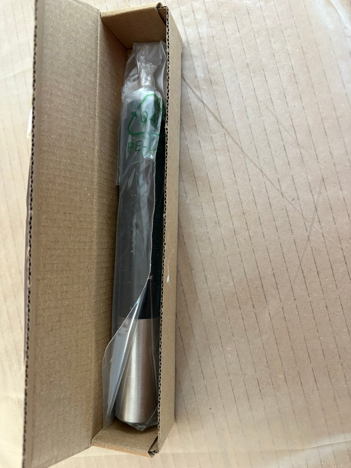 Hotbath Cobber Handdouche Zwart Geborsteld Nikkel (RVS), Ophalen, Nieuw, Rvs, Douche