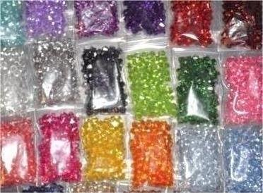 15 zakjes facet kralen 4mm, Info@hobbymagic.nl, Nieuw, Handborduren, Verzenden