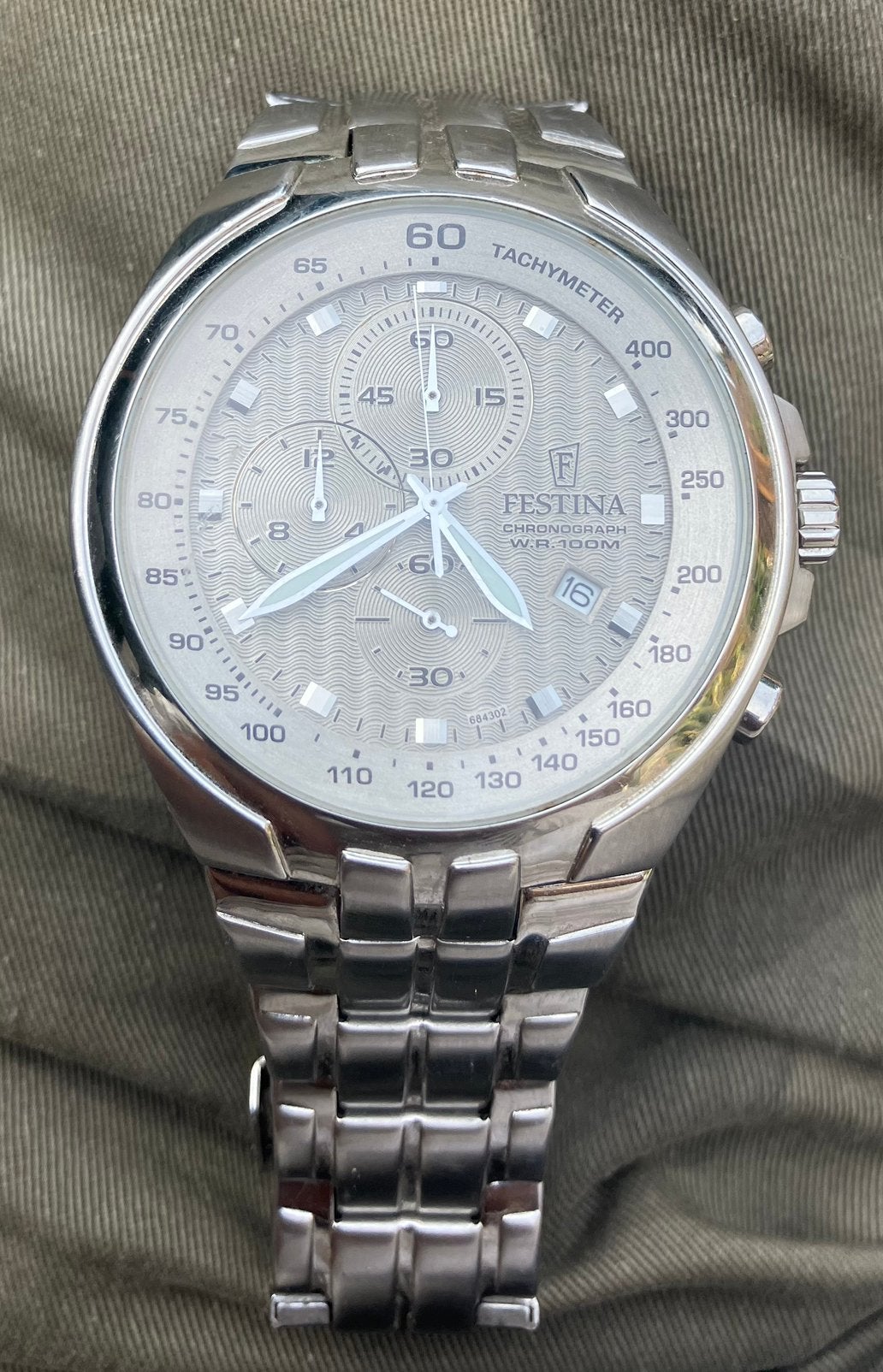 Festina horloge, Overige merken, Staal, Staal, Polshorloge