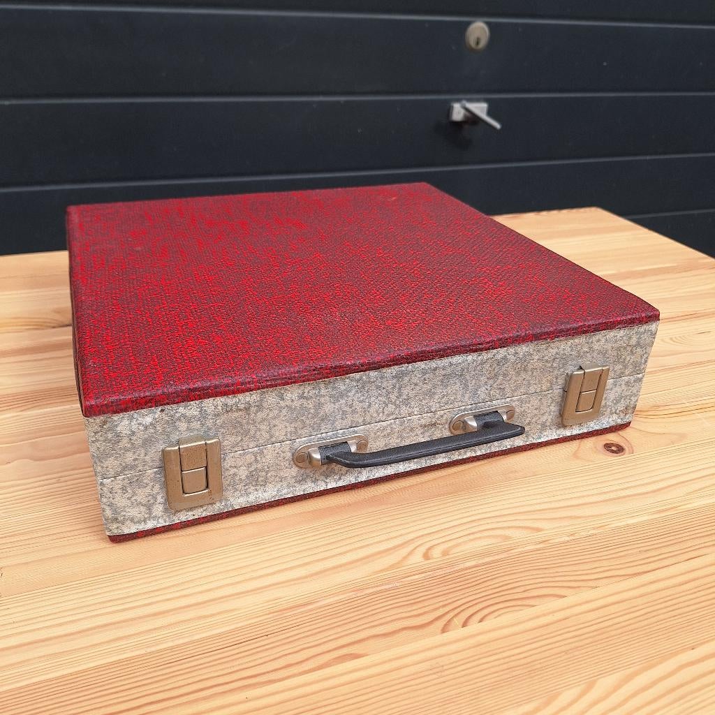 Vintage Platenkoffer, Verzamelen, Retro, Huis en Inrichting, Ophalen of Verzenden