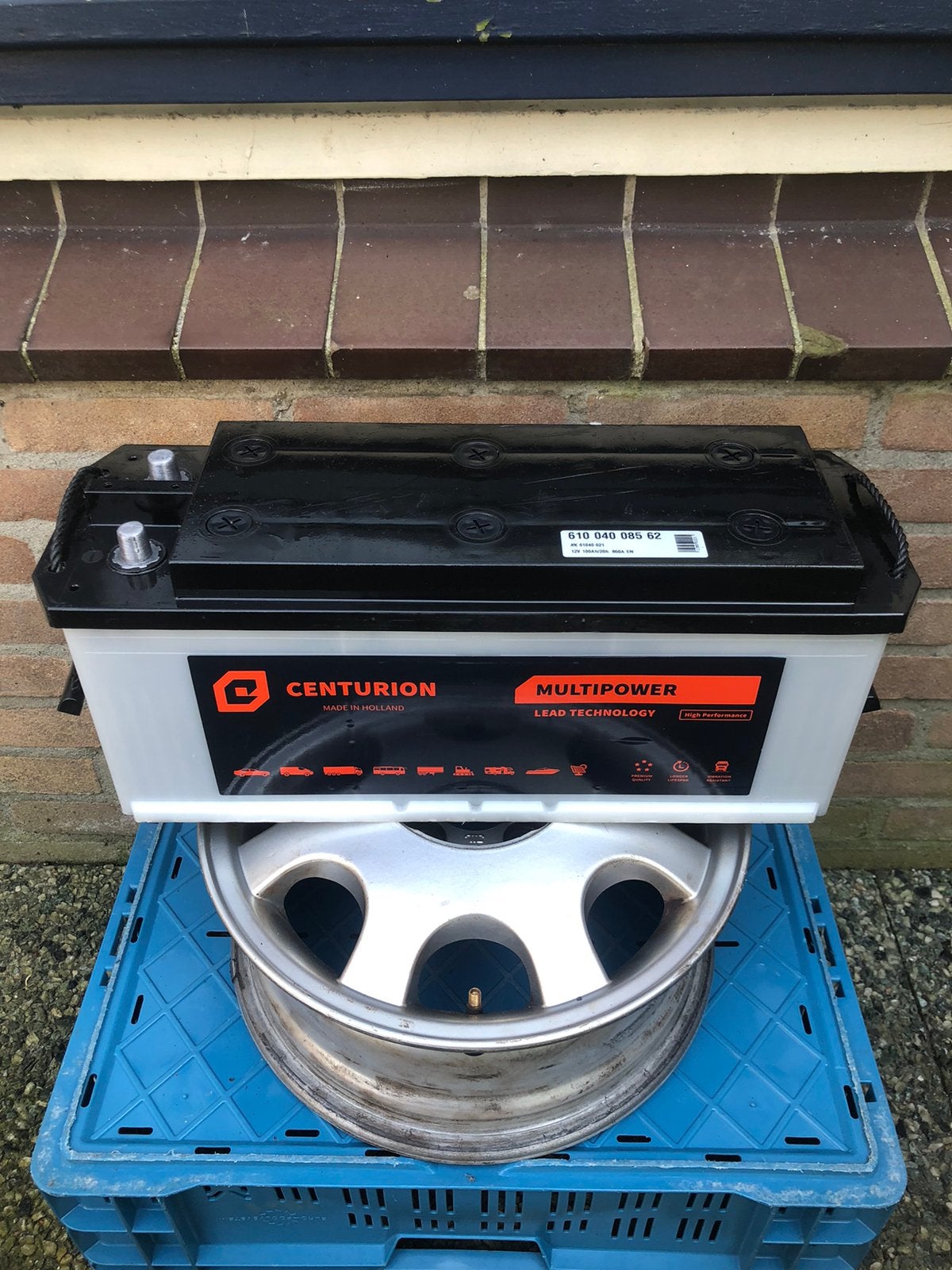CENTURION 12 volt 100 amper 850 A(EN) 20 h huishoud accu, Auto-onderdelen, Accu's en Toebehoren, Ophalen