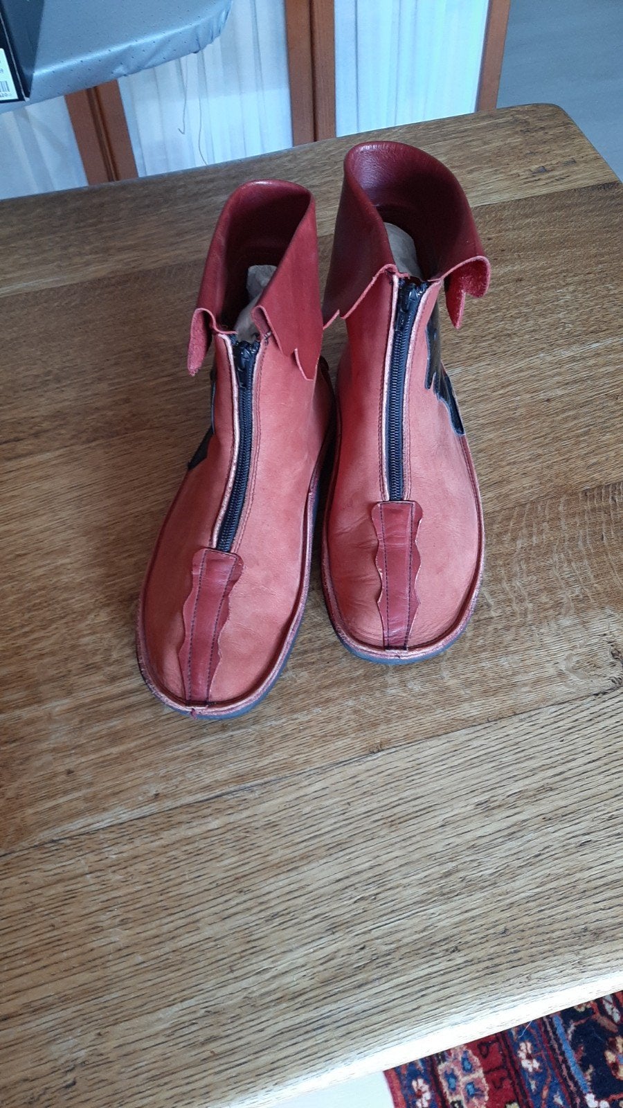 Rode Jan Jansen laarsjes, Kleding | Dames, Lage of Enkellaarzen, Jan Jansen, Ophalen of Verzenden, Gedragen