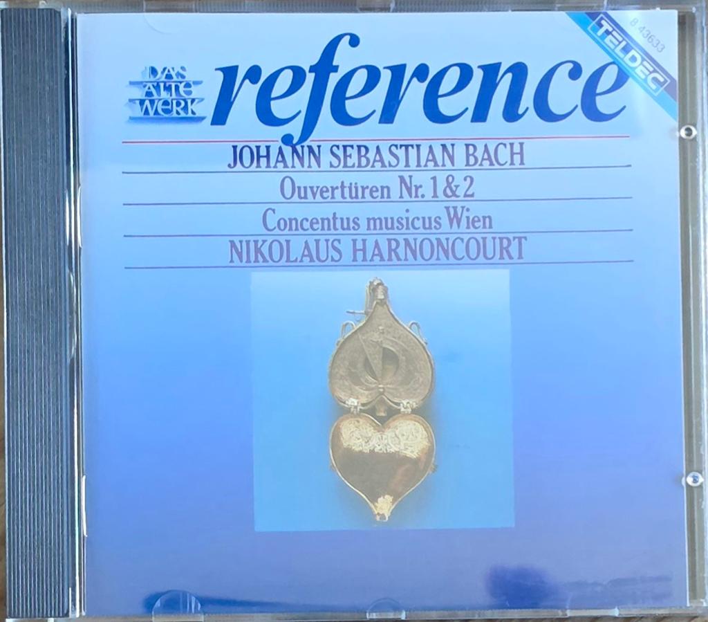 Bach: Ouvertüren (Suites) Nr. 1 & 2 - Harnoncourt CD, Cd's en Dvd's, Ophalen of Verzenden, Barok, Zo goed als nieuw, Orkest of Ballet