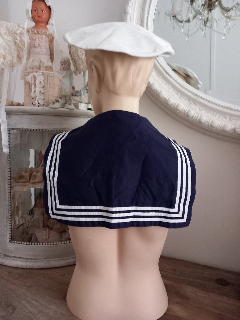 Vintage Koninklijke Marine kraag met overtrekmuts piek 1983., Ophalen of Verzenden, Heren