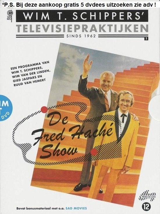 De Fred Hache Show 2Dvdees 380 Min Nieuwstaat, Alle leeftijden, Ophalen of Verzenden, Zo goed als nieuw, Komedie