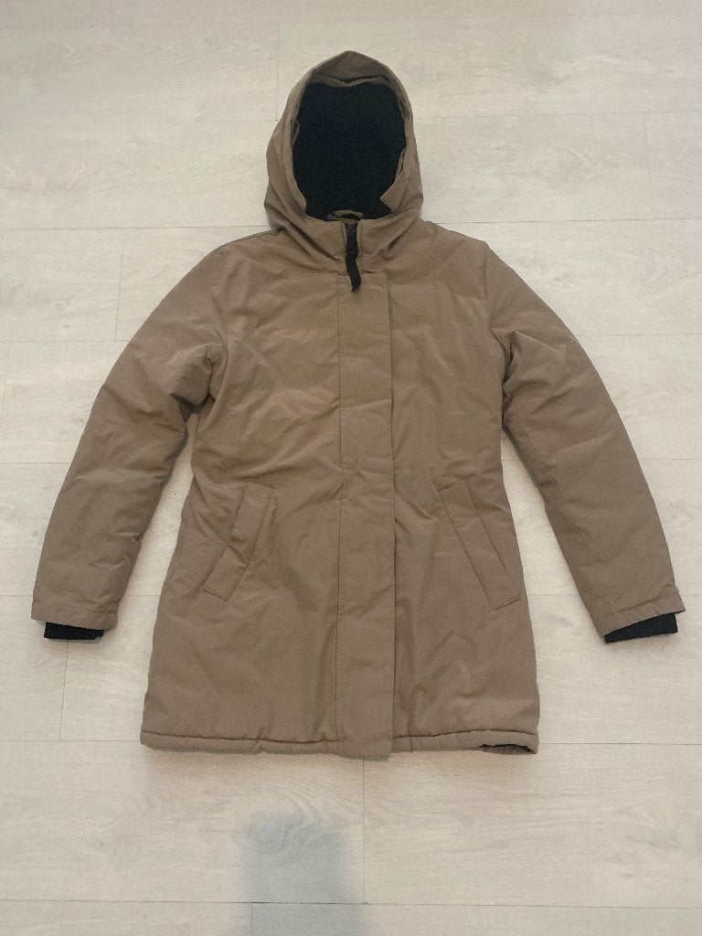 Gevoerde winterjas maat S met het merk copperose, Beige, Ophalen of Verzenden, Maat 36 (S), Nieuw