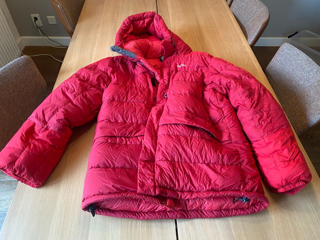 Redfox donsjas, maat 50, Ophalen of Verzenden, Zo goed als nieuw, Maat 48/50 (M), Rood