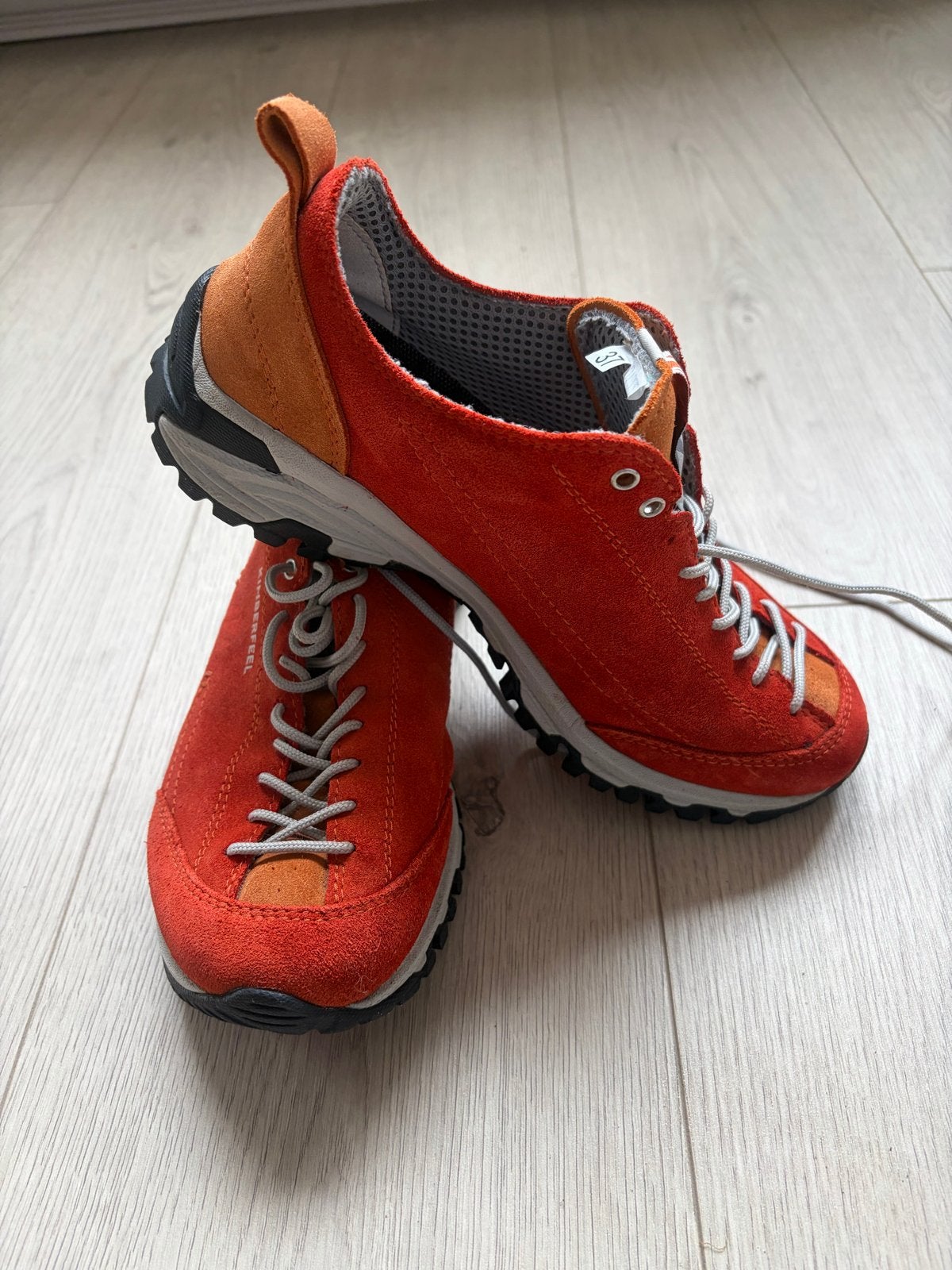 Kimberfeel wandelschoenen - Oranje - Maat 37, Kleding | Dames, Ophalen of Verzenden, Zo goed als nieuw, Oranje, Wandelschoenen