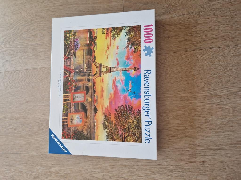 Ravensburger puzzel 1000 stukjes parijs., Ophalen of Verzenden, 500 t/m 1500 stukjes, Zo goed als nieuw