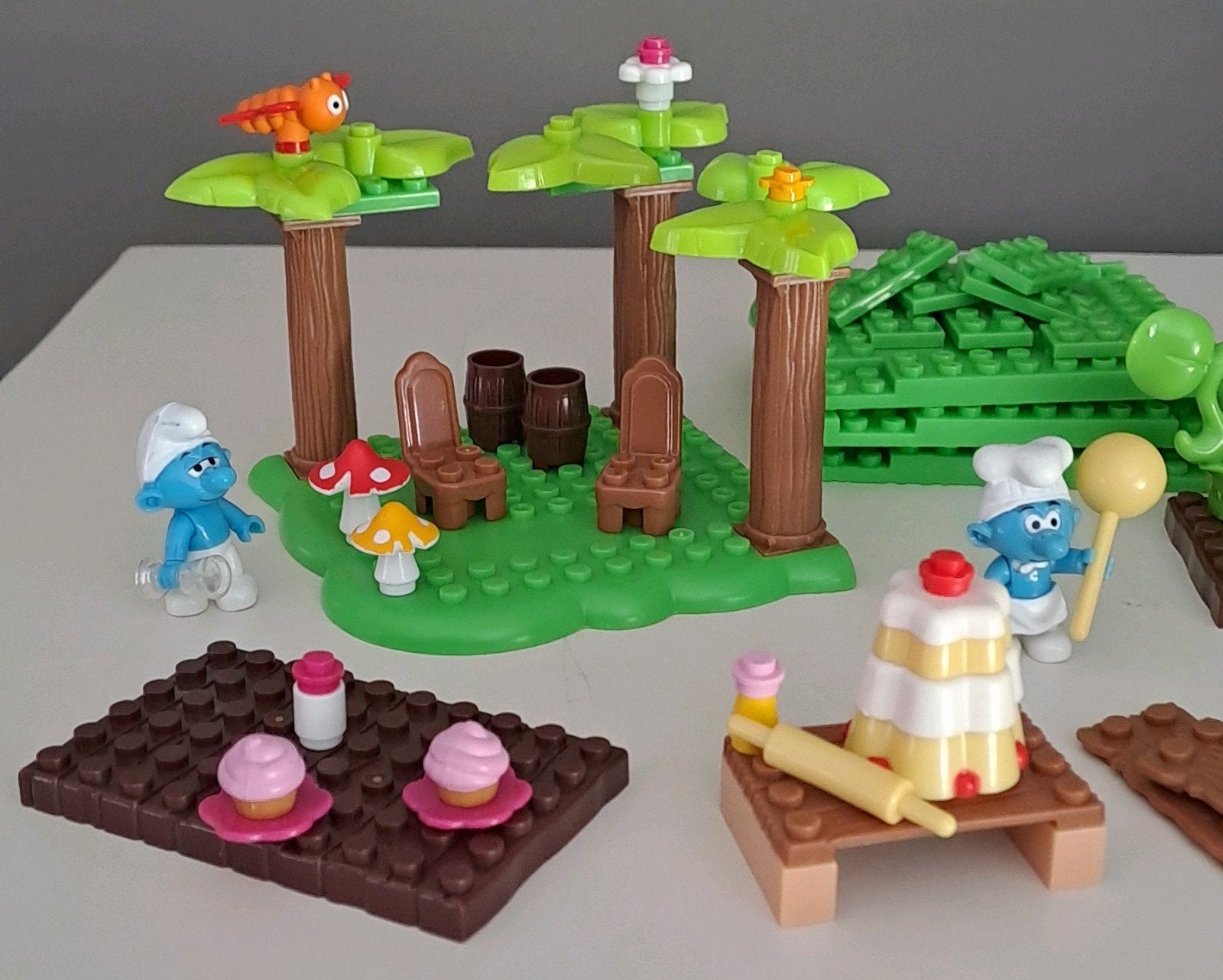 Leuk aanvulsetje Megablocks Smurfen, Ophalen of Verzenden, Zo goed als nieuw, Verschillende Smurfen