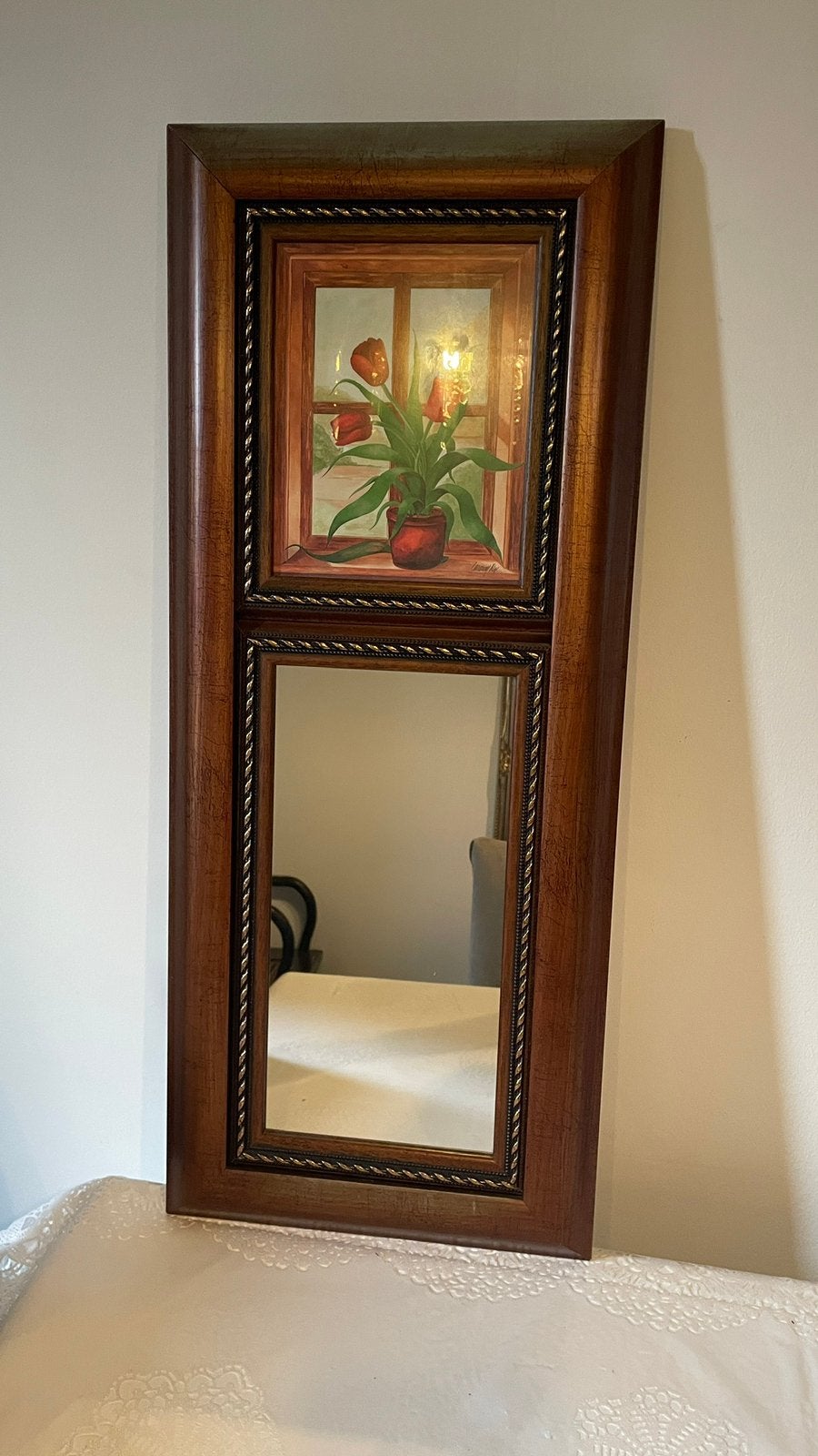 Spiegel 86/36cm, Ophalen of Verzenden, Rechthoekig, Minder dan 50 cm, Minder dan 100 cm