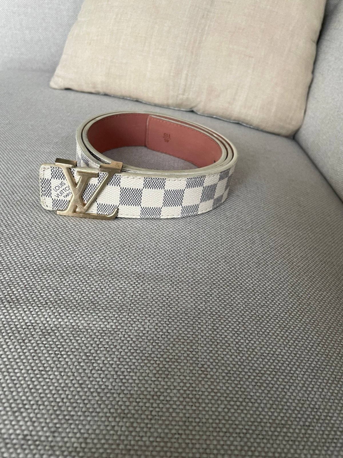 Louis Vuitton belt, Verzenden, 105 tot 115 cm, Riem of Ceintuur, Gedragen