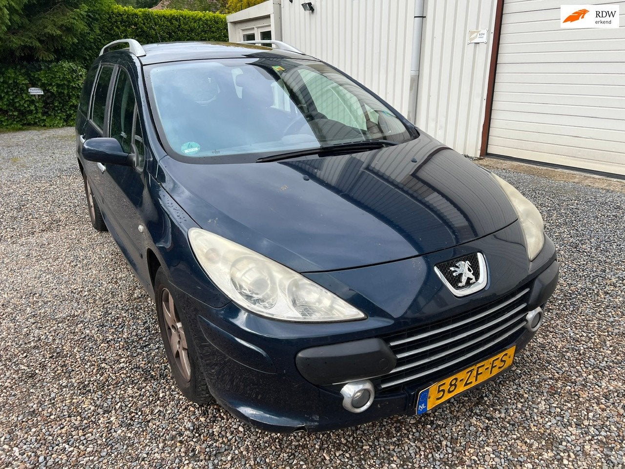 Peugeot 307 SW 1.6-16V Premium PANORAMADAK CLIMA.NAP!, Auto's, Automatische klimaatregeling, Stof, Gebruikt, Zwart
