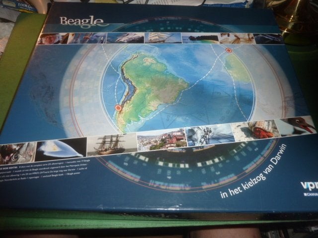 Beagle In het kielzog van Darwin  VPRO 9DVD,4CD, Boek+poster, Cd's en Dvd's, Dvd's | Documentaire en Educatief, Verzenden, Nederlands
