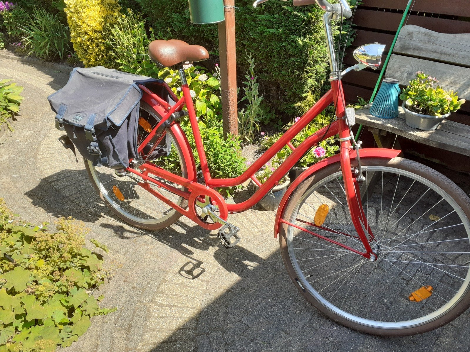 Damesfiets, 55 cm of meer, Ophalen, Zo goed als nieuw, Minder dan 10 versnellingen