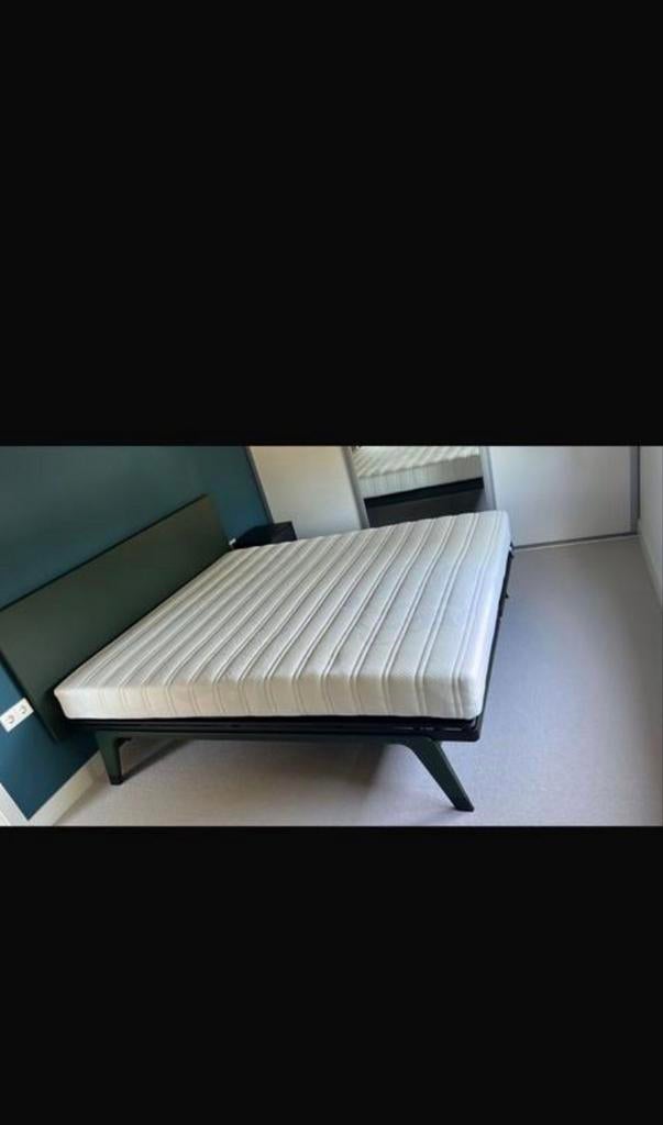 Auping Original bed 180x200 met Adagio matras - Pine Green, Huis en Inrichting, Slaapkamer | Bedden, Ophalen, Tweepersoons, Zo goed als nieuw