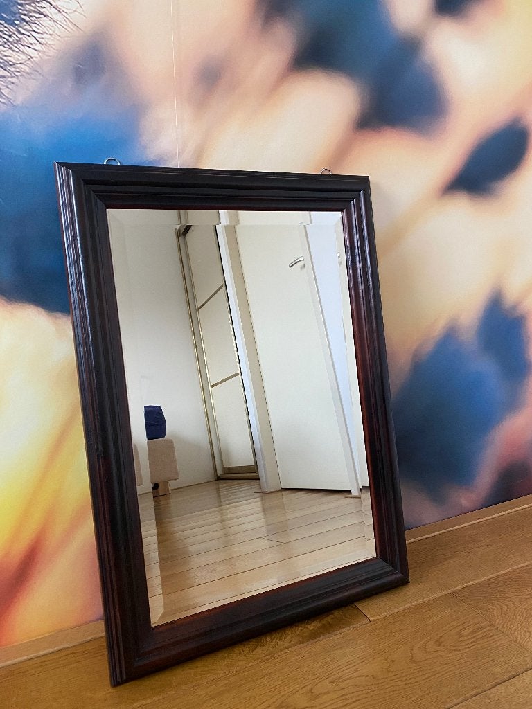 klassieke spiegel 50 x 70 cm, Ophalen, Zo goed als nieuw, Minder dan 100 cm, Rechthoekig