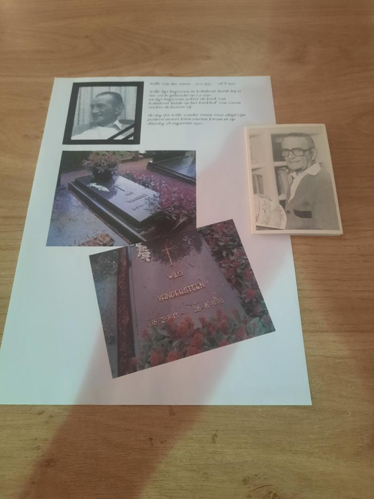 Willy vandersteen bidprentje, Verzamelen, Ophalen