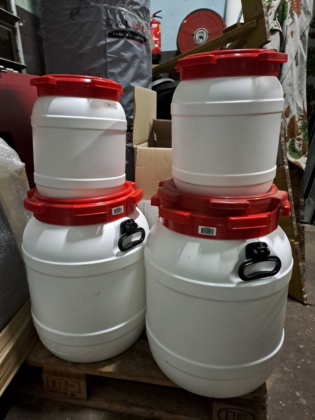 Curtec lekdichte vaten 15L en 55L, Ophalen