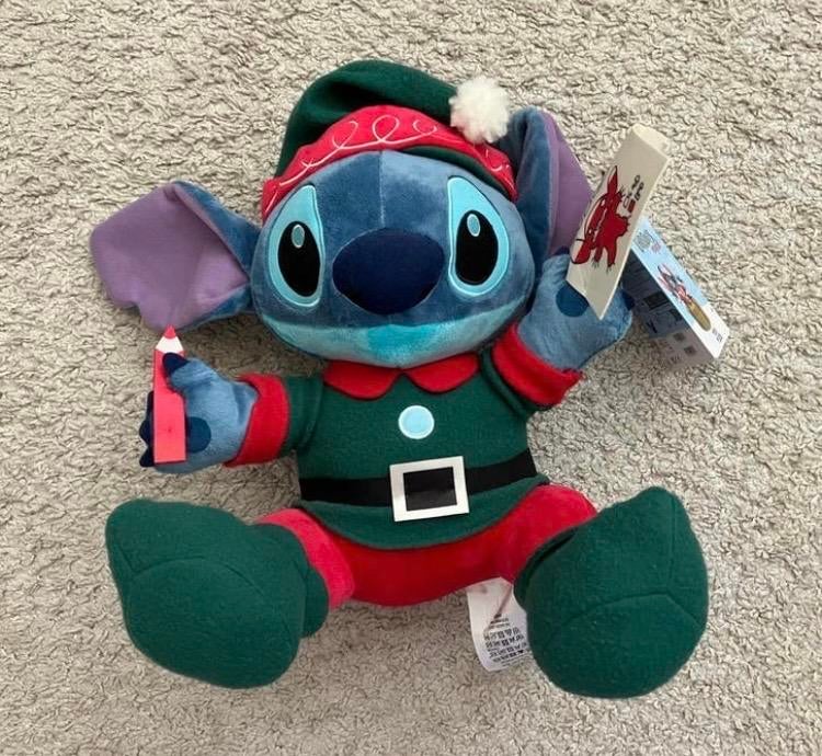 Disney Stitch Kerst Knuffel - Nieuw met Prijskaartje, Disney, Overige typen, Nieuw, Ophalen of Verzenden