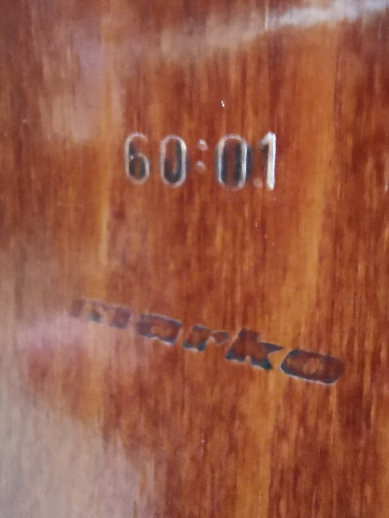 Vintage Marko S201 stoel spinstoel, Ophalen, Gebruikt, Bruin, Vier