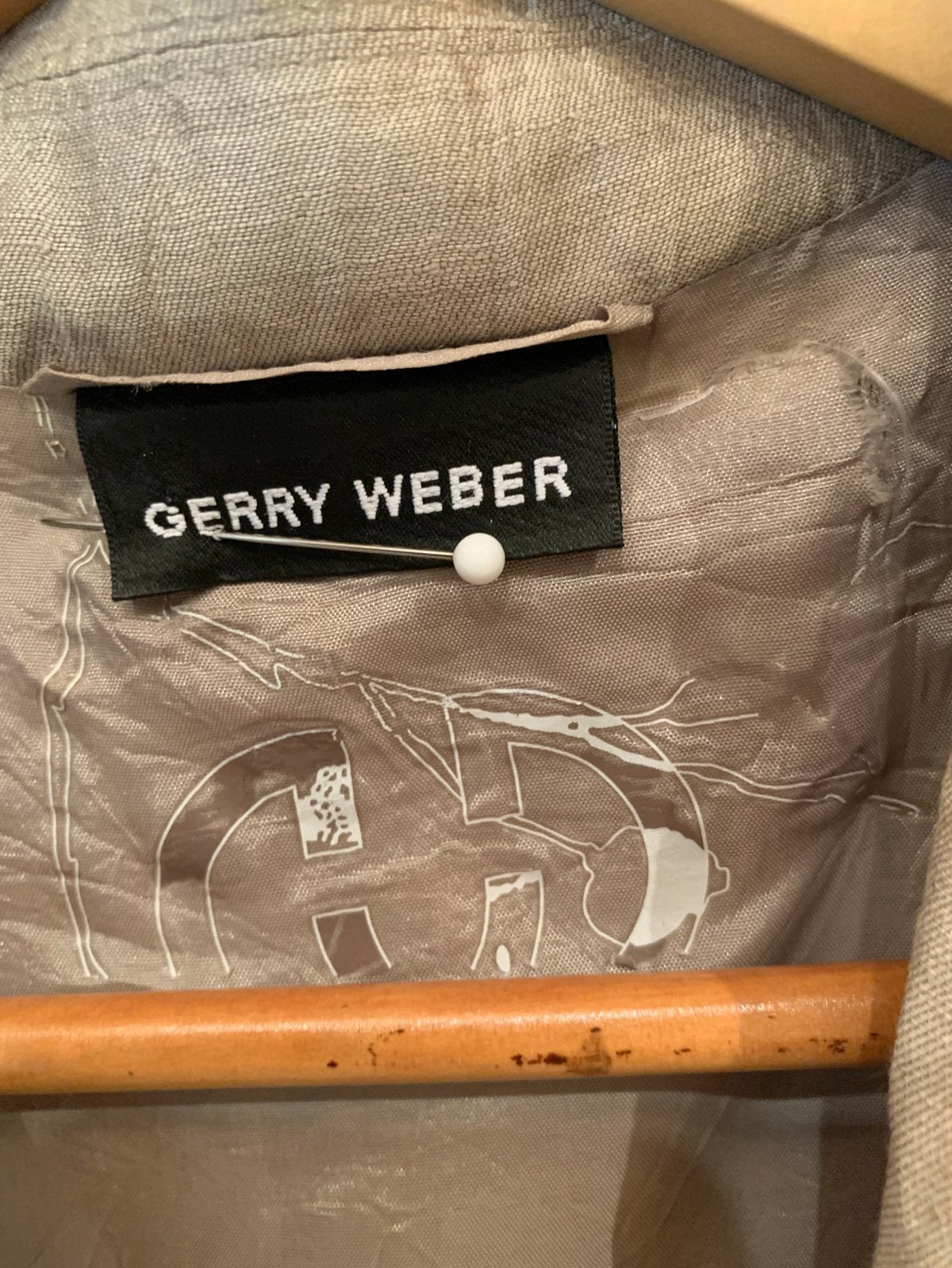 Mooie feestelijke glanzende blazer van Gery Weber maat 40/42, Maat 38/40 (M), Overige kleuren, Ophalen of Verzenden, Jasje