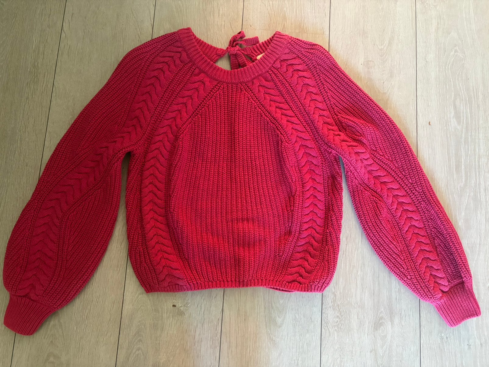 Roze gebreide trui revelation S, Ophalen, Zo goed als nieuw, Maat 36 (S), Roze