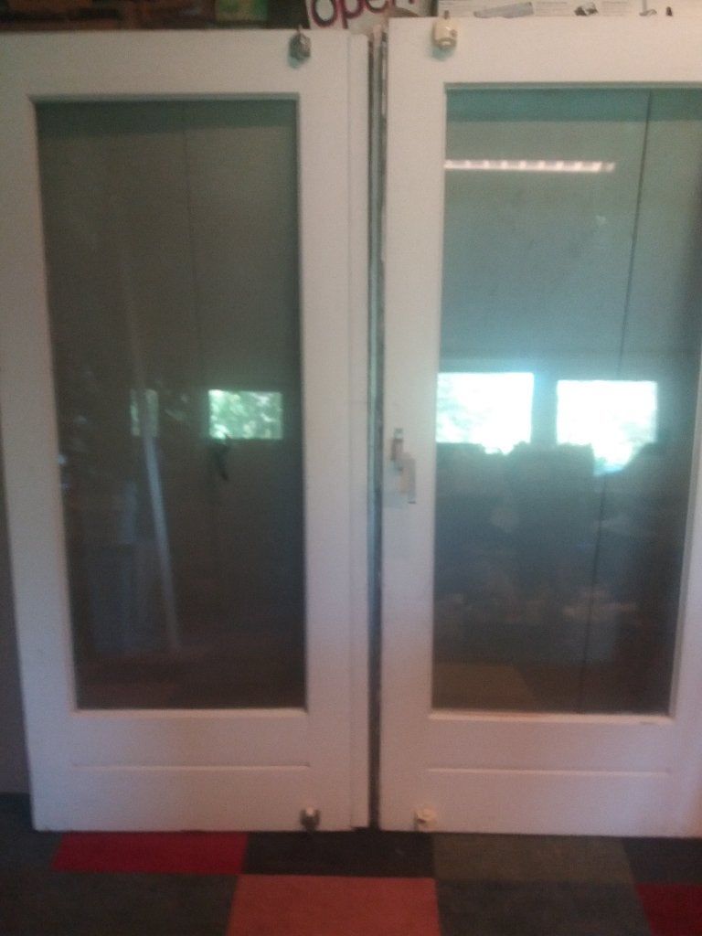 dubbele klapdeuren, Ophalen, Gebruikt, 120 cm of meer, Binnendeur