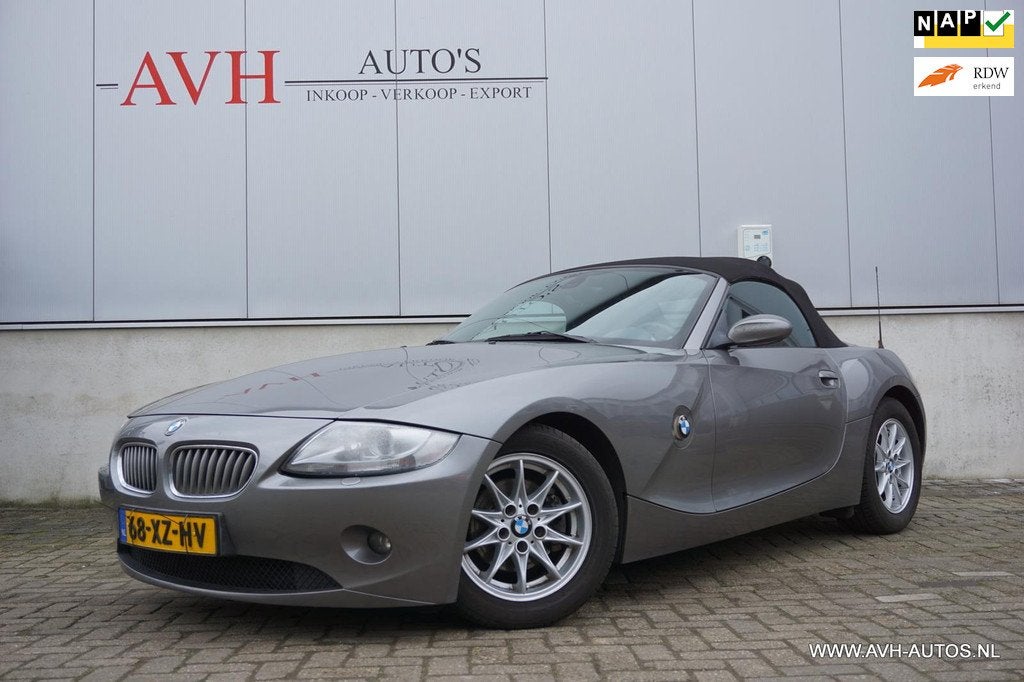 BMW Z4 Roadster 2.5i, Auto's, BMW, Achterwielaandrijving, Gebruikt, Zwart, Cabriolet
