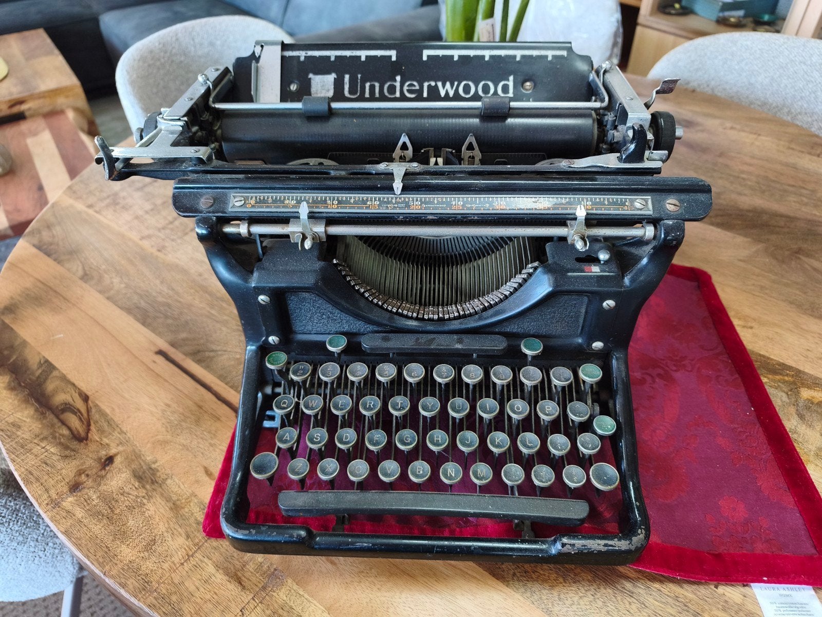 Antieke Underwood Schrijfmachine – Vintage Typewriter, Ophalen of Verzenden