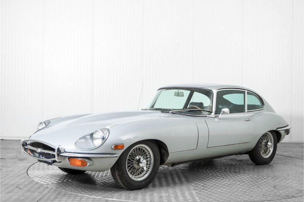 Jaguar E-Type 4.2 coupe (bj 1969), Auto's, Jaguar, Bedrijf, Te koop, E-Type, Benzine, Coupé, Handgeschakeld, Geïmporteerd, Zilver of Grijs