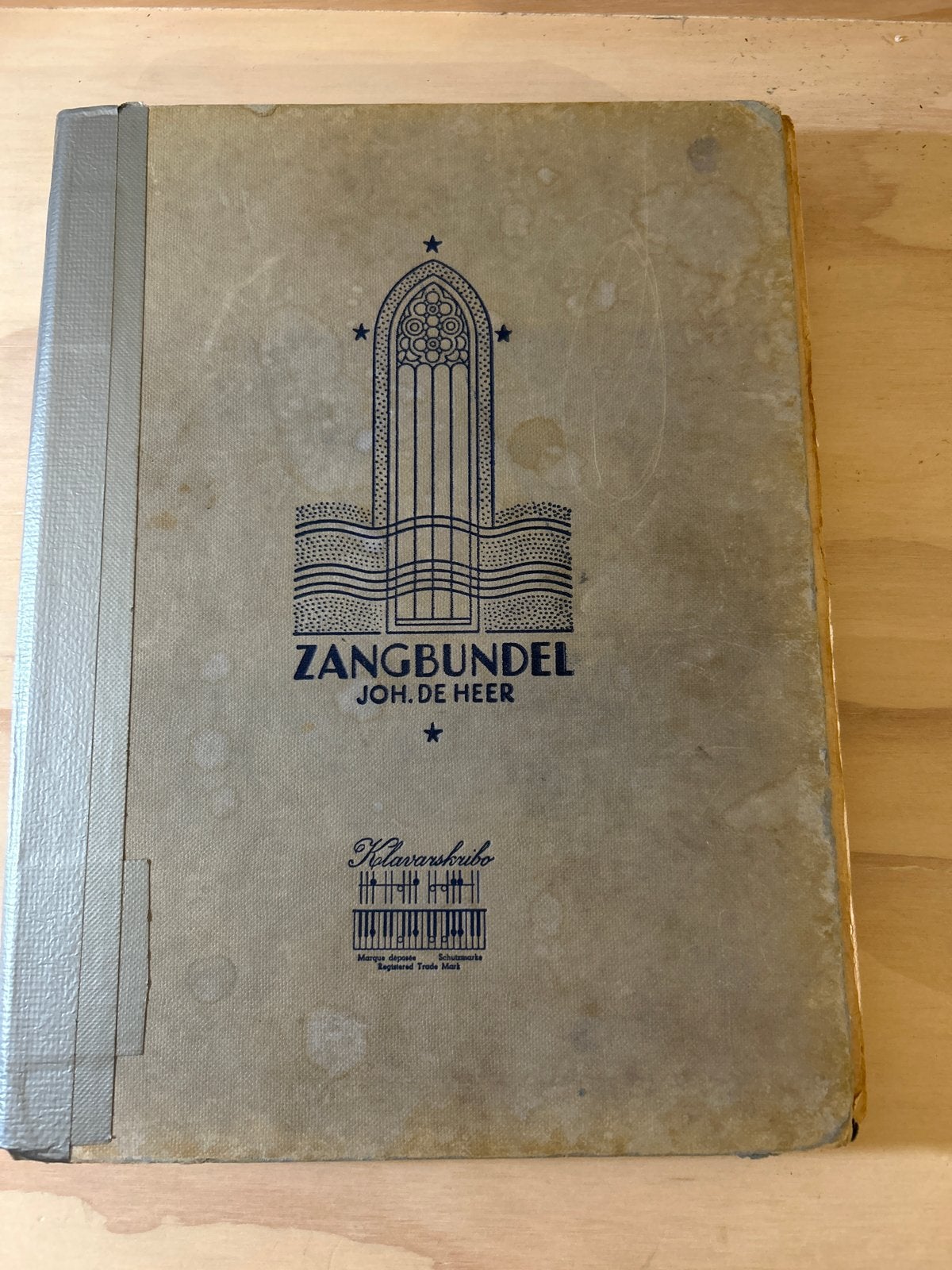 Zangbundel Joh. de Heer - Klavarskribo - oude editie, Gebruikt, Zang, Overige soorten, Ophalen of Verzenden