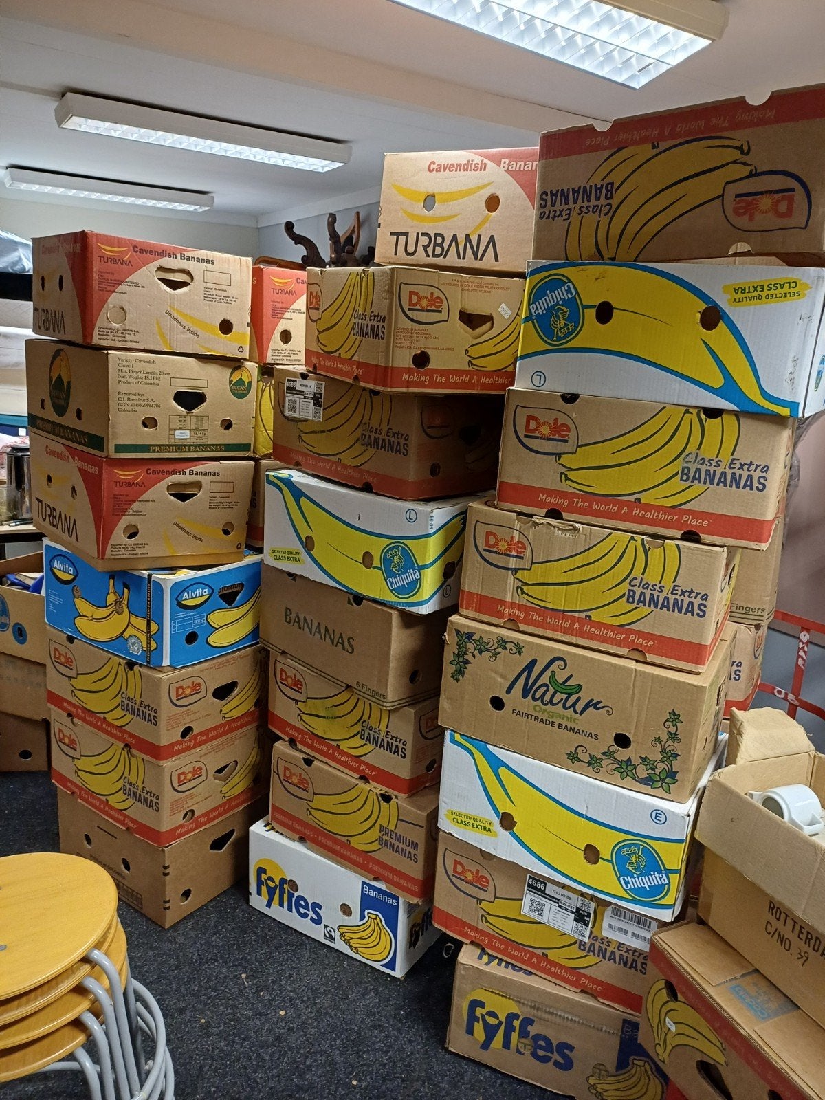Bananen dozen, Ophalen of Verzenden