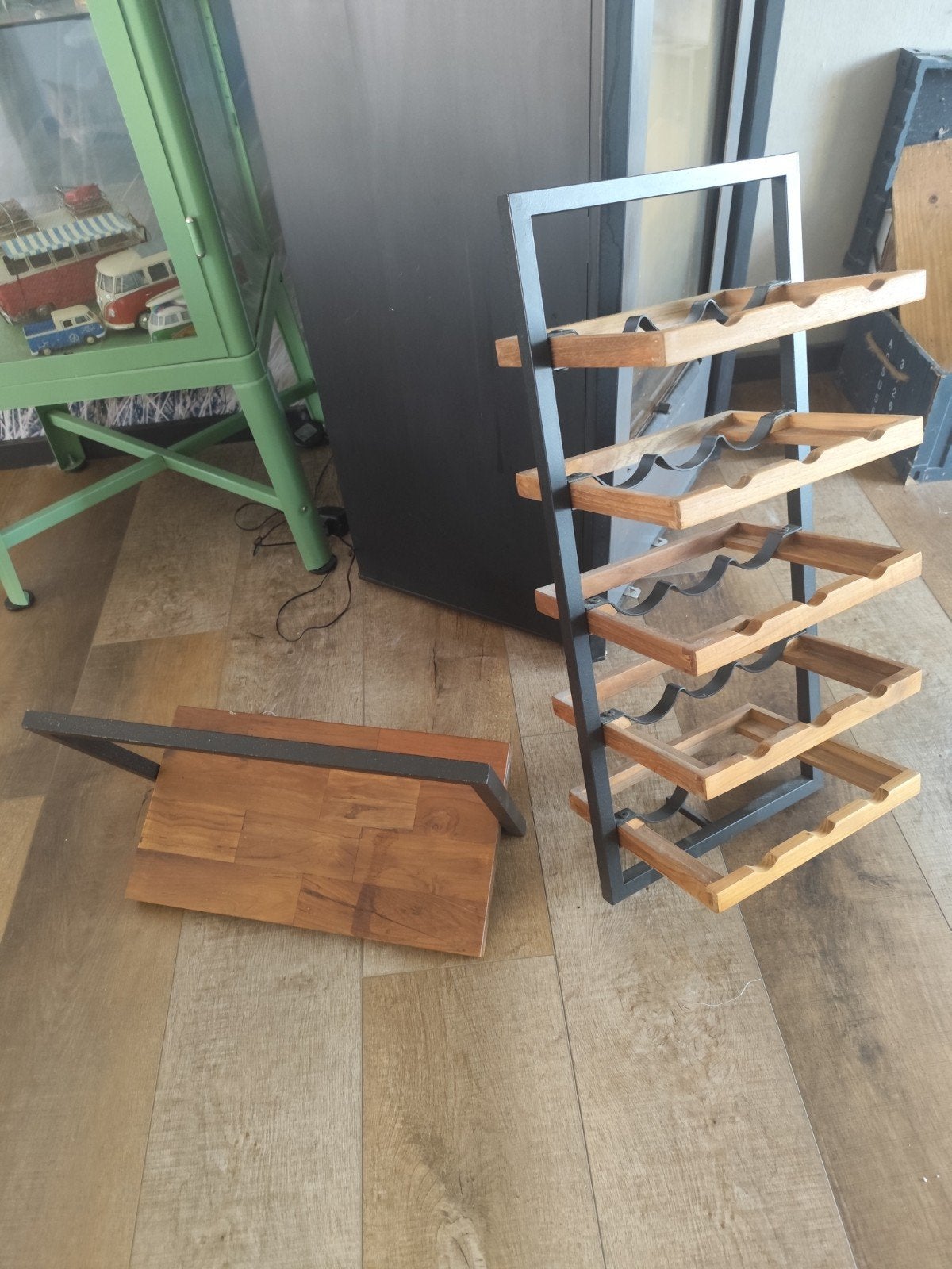 Troubadour wijnrek/plank, Ophalen of Verzenden, Gebruikt, Hout, 50 tot 75 cm