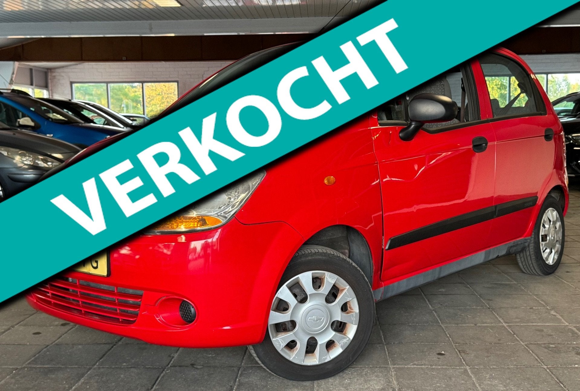 Chevrolet Matiz 0.8 Breeze|NAP|NweAPK|Airco|5Deurs|Elekramen, Voorwielaandrijving, Stof, Gebruikt, Metallic lak